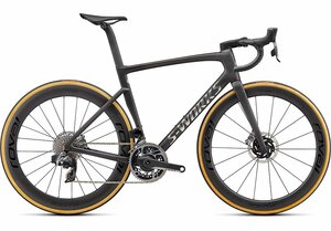 Specialized S-Works Tarmac SL7 - SRAM Red eTap AXS SATIN CARBON / SPECTRAFLAIR TINT / GLOSS BRUSHED CHROME 56